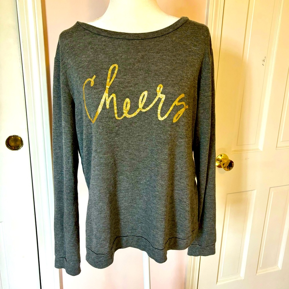 Cheers Sweatshirt by Living Doll. Women’s XL.